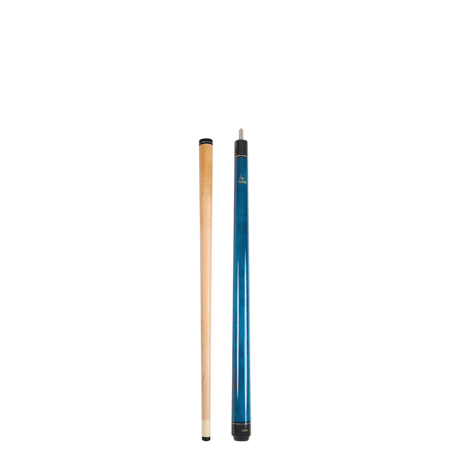 ASKA Short Billiard Pool Cue Stick Blue, 36" Great for Kids