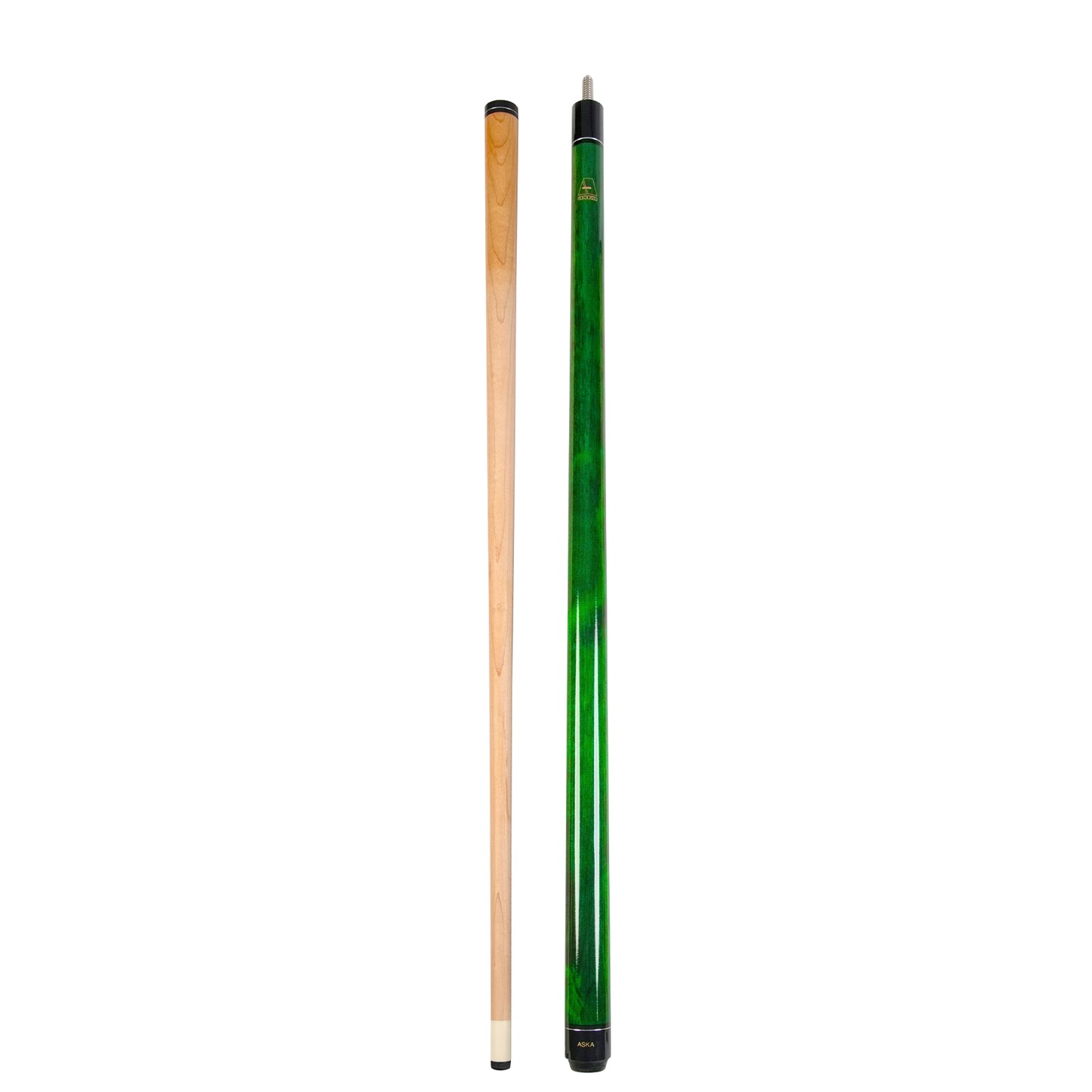 ASKA Short Billiard Pool Cue Stick Green 48" Great for Kids