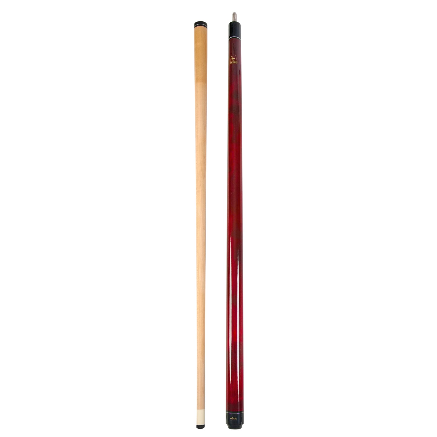 ASKA Short Billiard Pool Cue Stick Red 52" Great for Kids