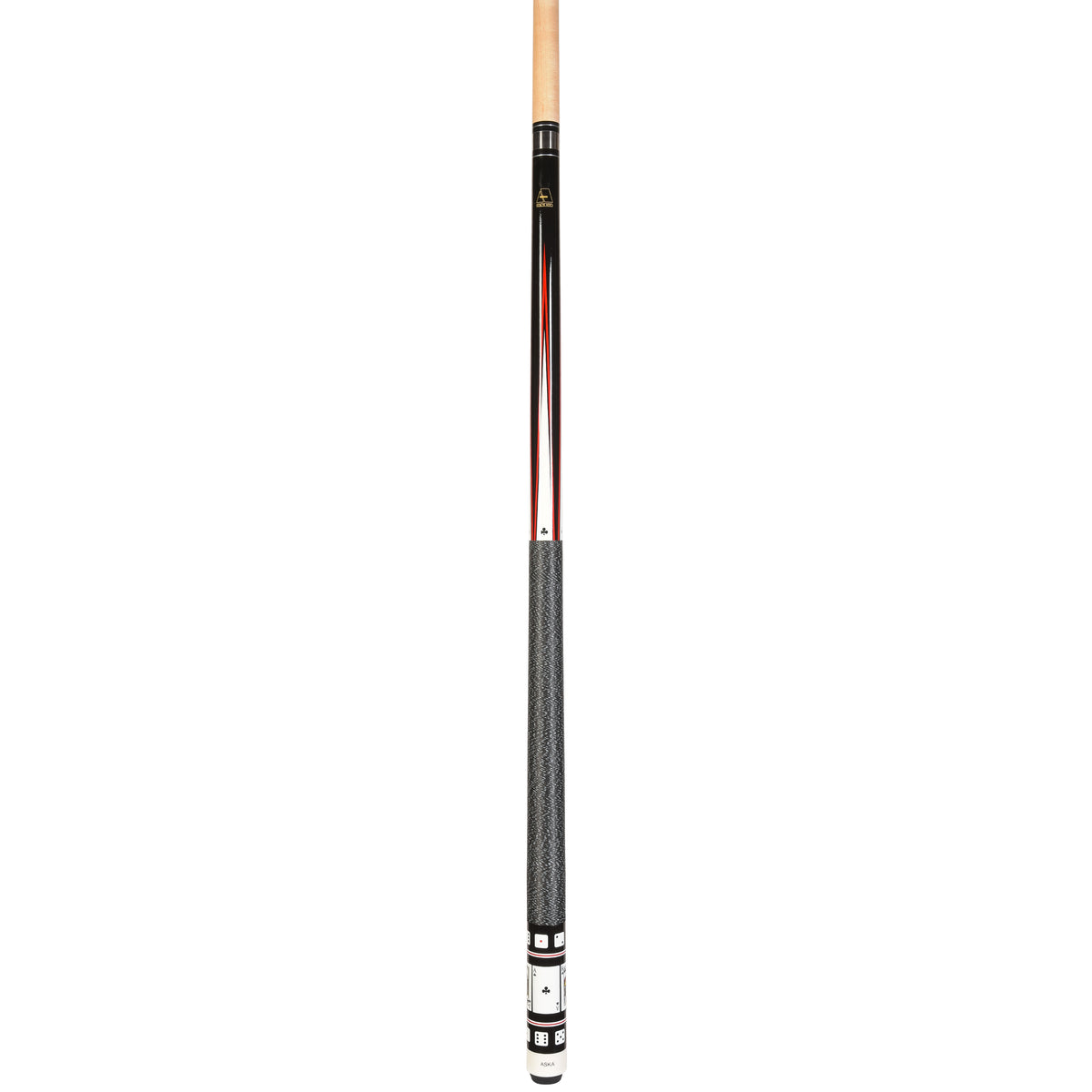 ASKA Poker Cards and Dice Billiard Pool Cue, Clubs 18-21oz
