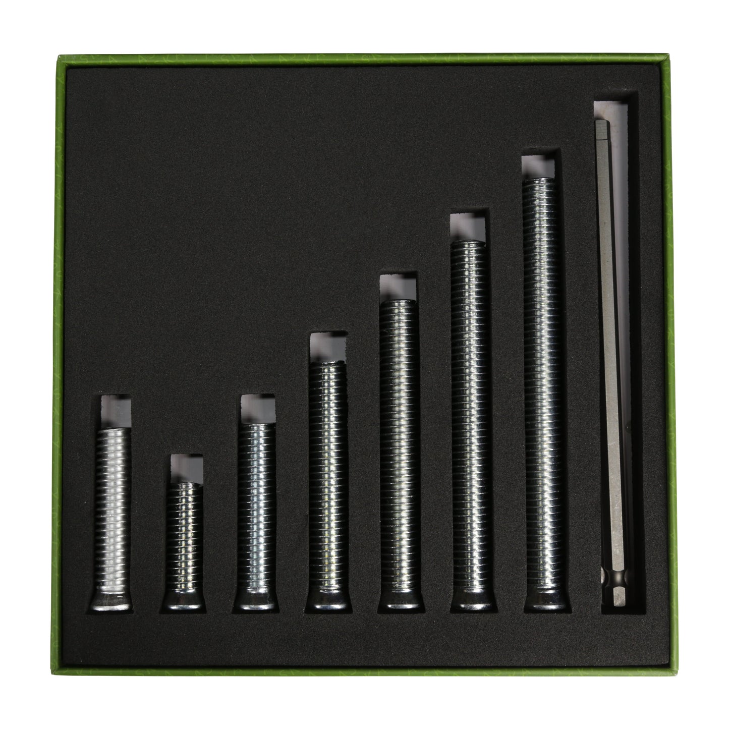 ASKA Pool Cue Weight Bolt 7-Piece Master Set for Lucasi, Players, Pure X & Rage - Includes 0.5oz-3.5oz Bolts & 6" Hex Tool