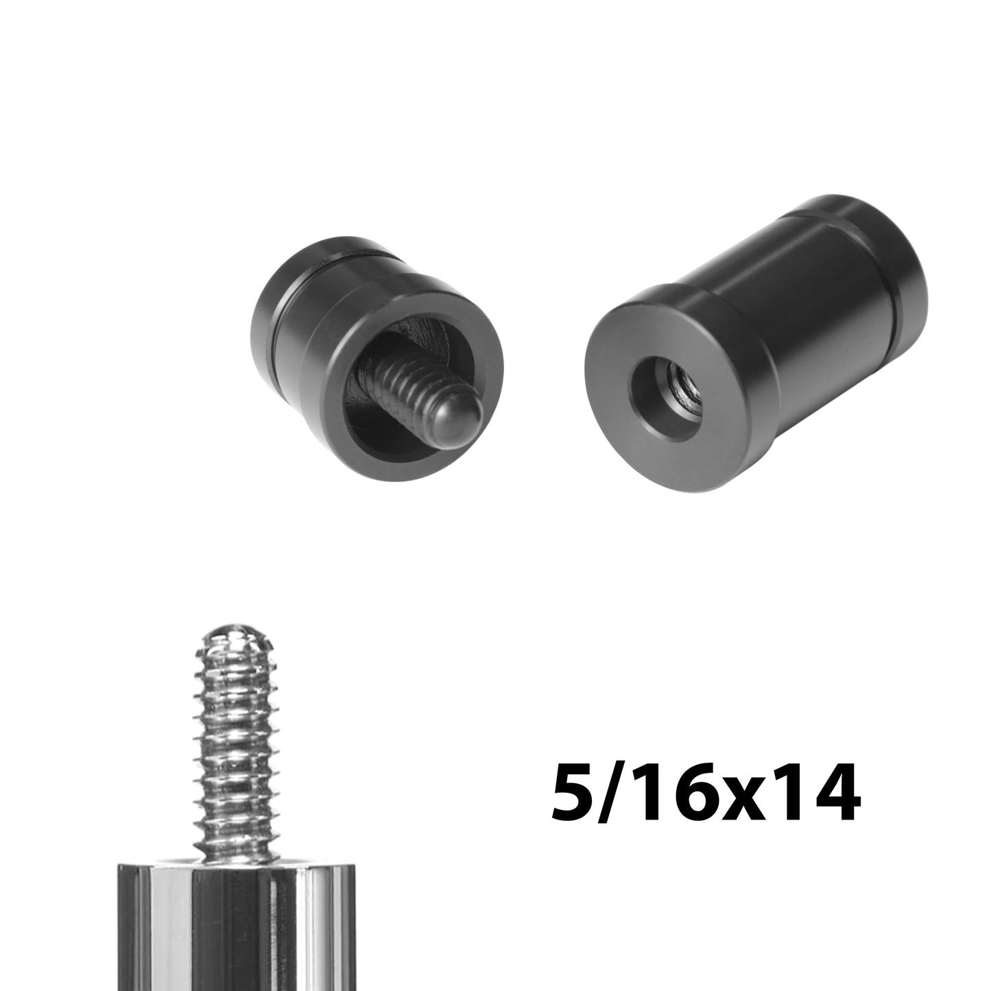 Joint Protectors for Pool Cue, thread type 5/16x14, with ASKA logo