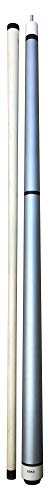 25-Ounce Heavy Hit Matte Silver Jump Break Cue Stick Aska JBC, Jump/Break Cue. 14-mm Tip, Hard Rock Canadian Maple Shaft