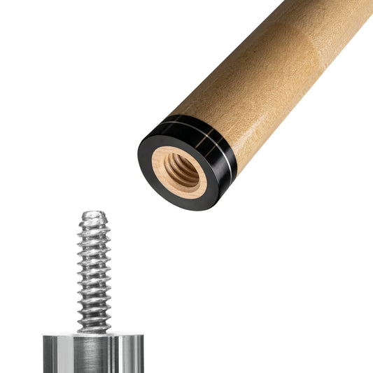 ASKA Extra Spare Shaft 5/8x10 thread joint close-up. XS1275BCNR