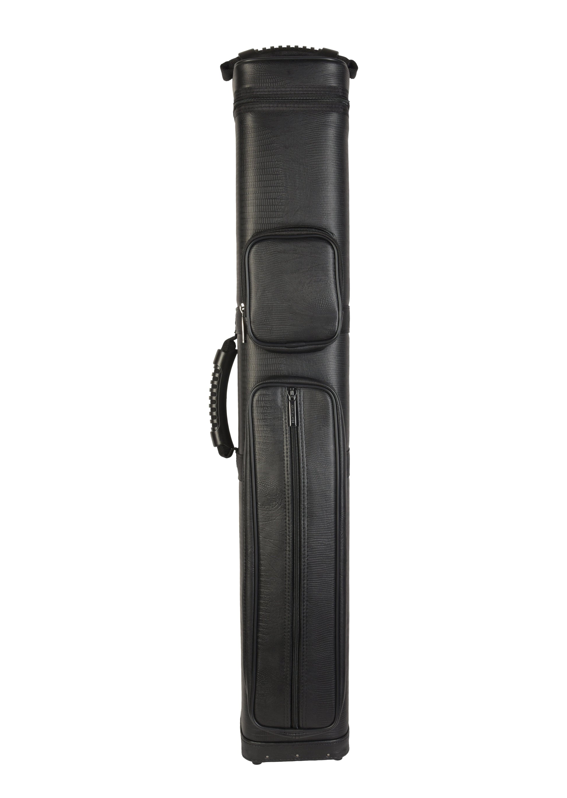 ASKA Hard 4x8 Pool Cue Case, C48, black, front view