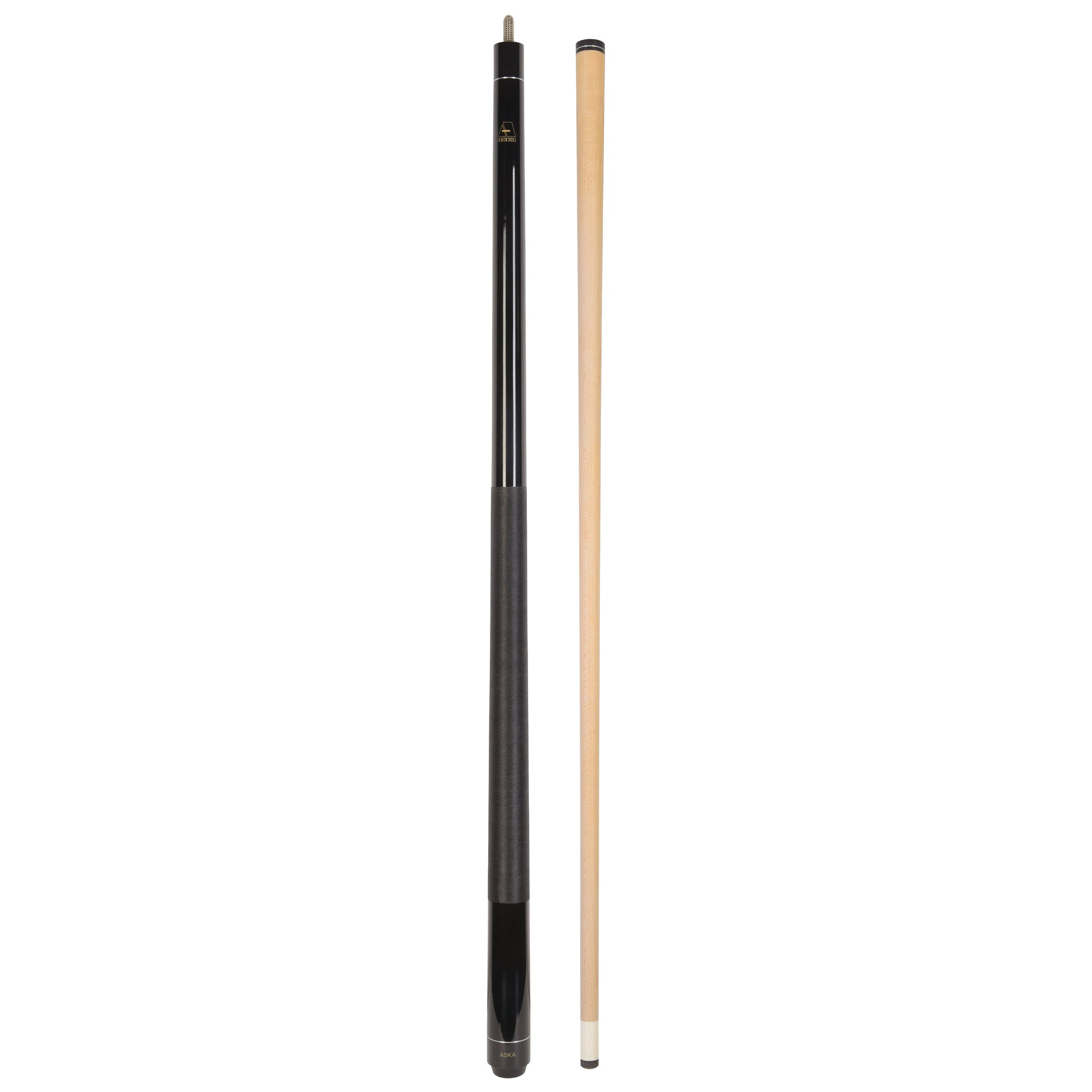 ASKA LEC Black Pool Cue | 58", 13mm Leather Tip, Nylon Wrap — view 2