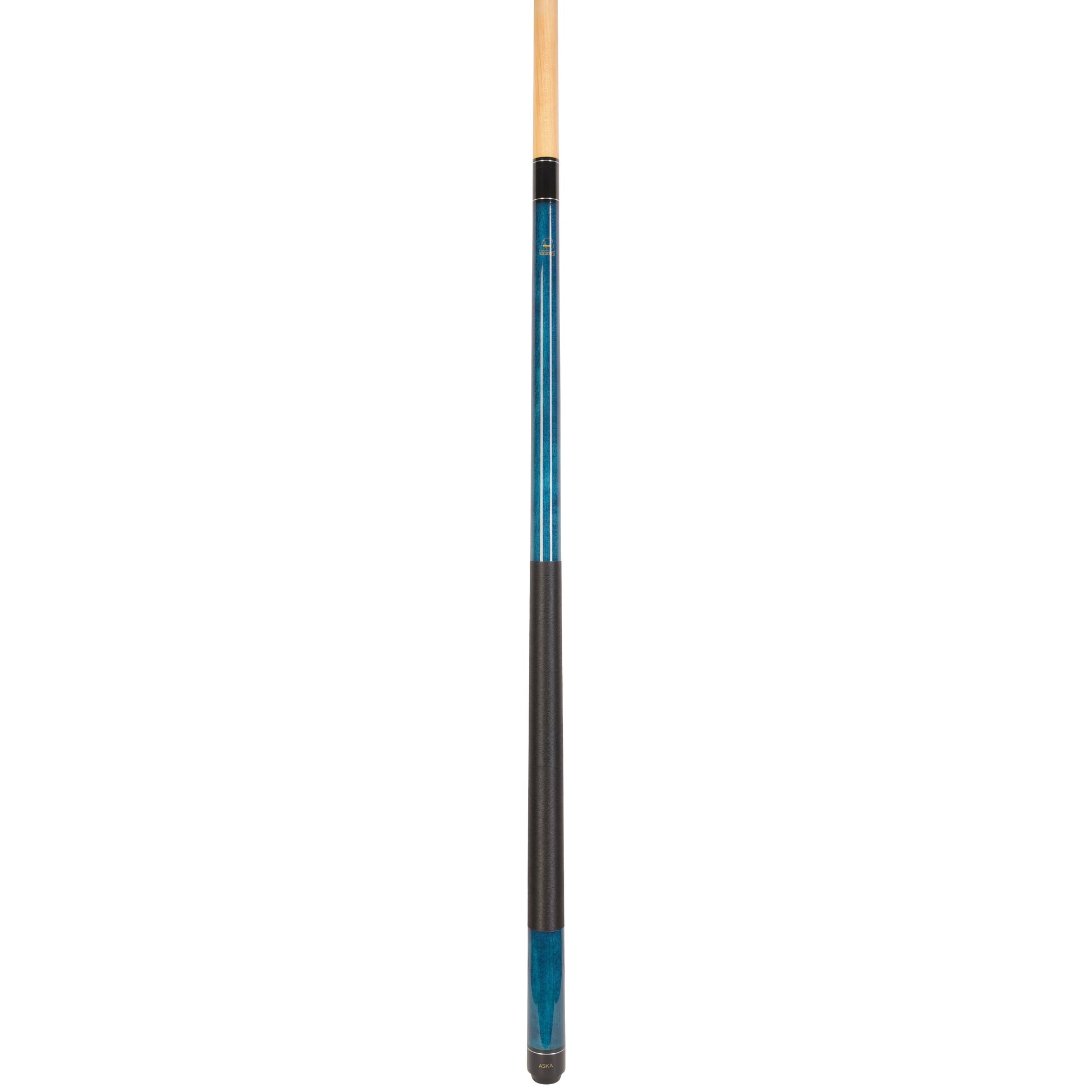 ASKA LEC Blue Pool Cue | 58", 13mm Leather Tip, Nylon Wrap — view 3
