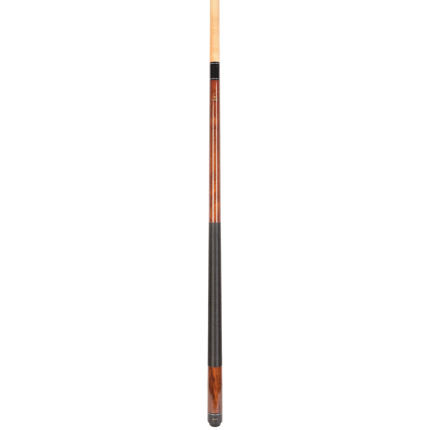 ASKA LEC Brown Pool Cue | 58", 13mm Leather Tip, Nylon Wrap — view 3