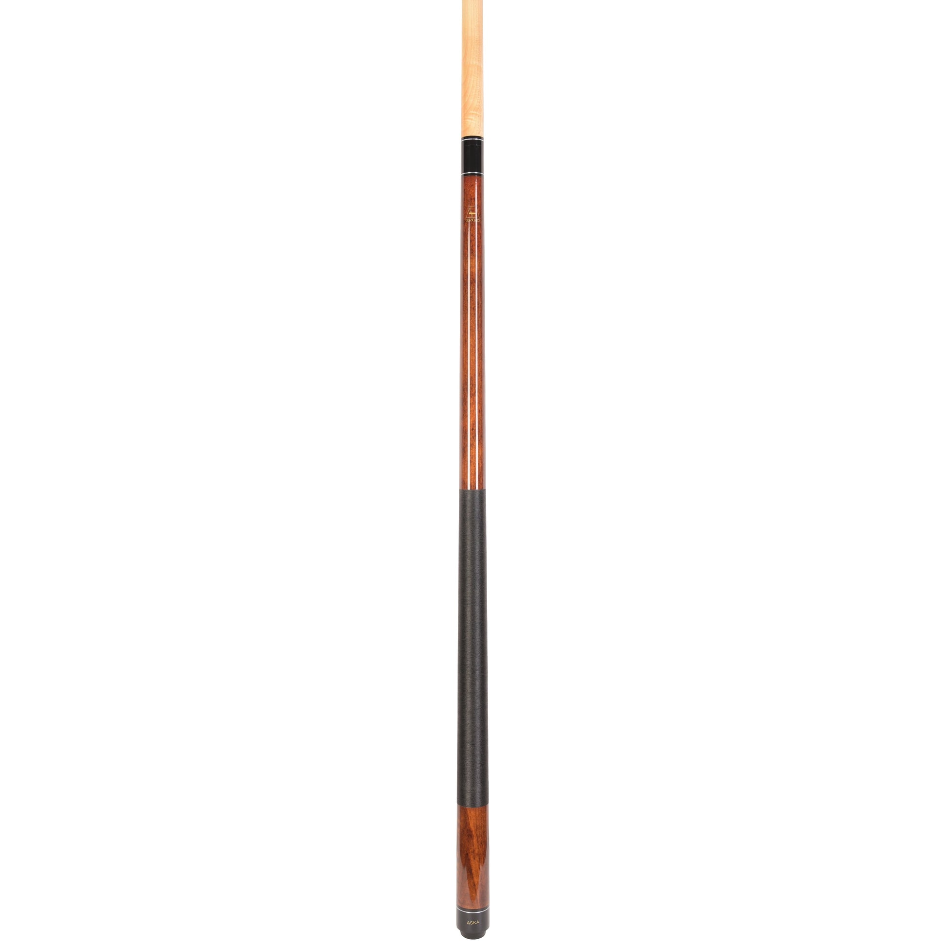 ASKA LEC Brown Pool Cue | 58", 13mm Leather Tip, Nylon Wrap — view 3