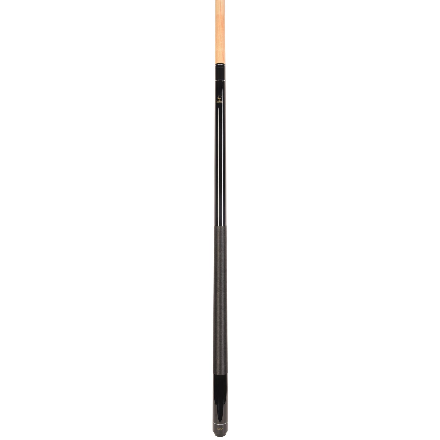 ASKA LEC Black Pool Cue | 58", 13mm Leather Tip, Nylon Wrap — view 3