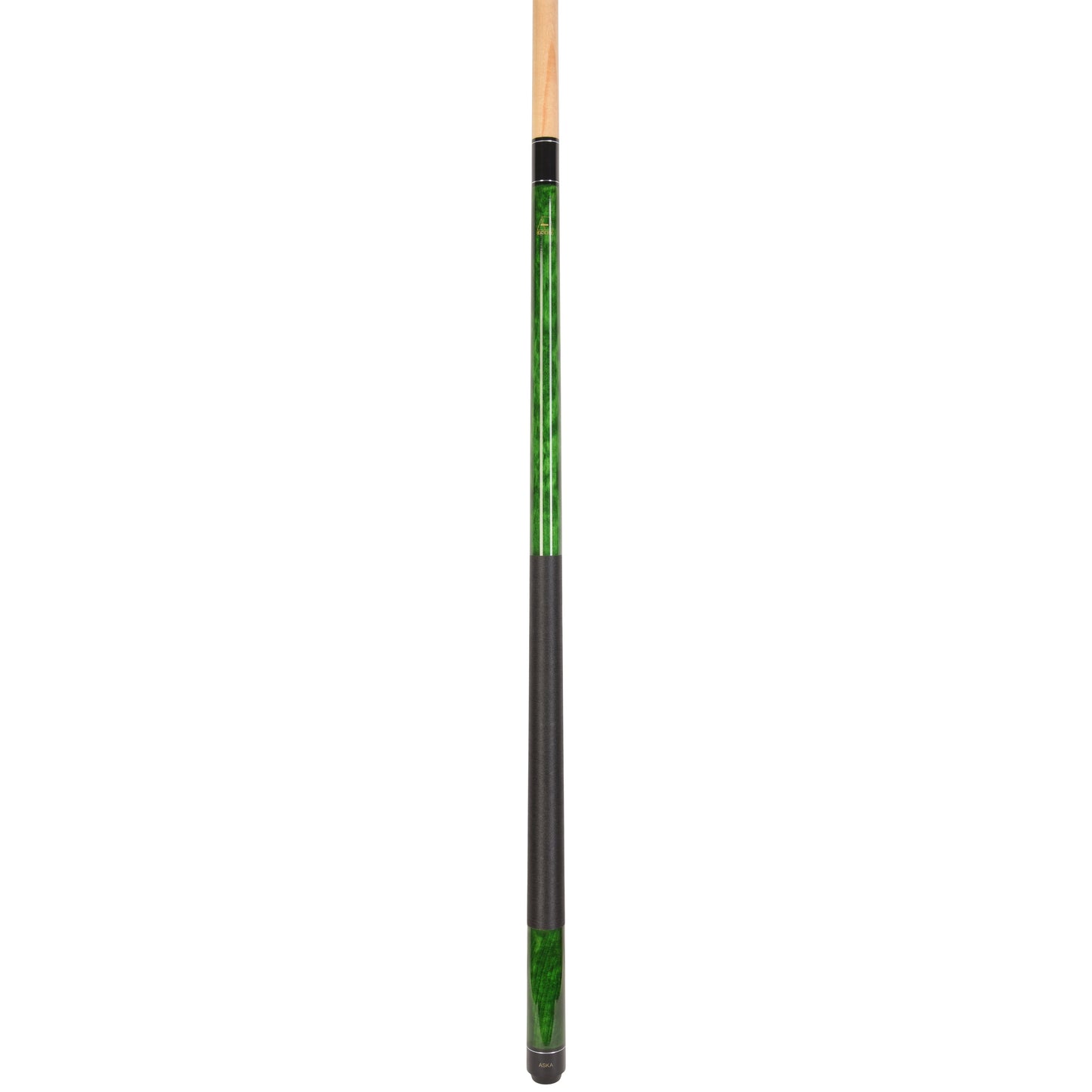 ASKA LEC Green Pool Cue | 58", 13mm Leather Tip, Nylon Wrap — view 3