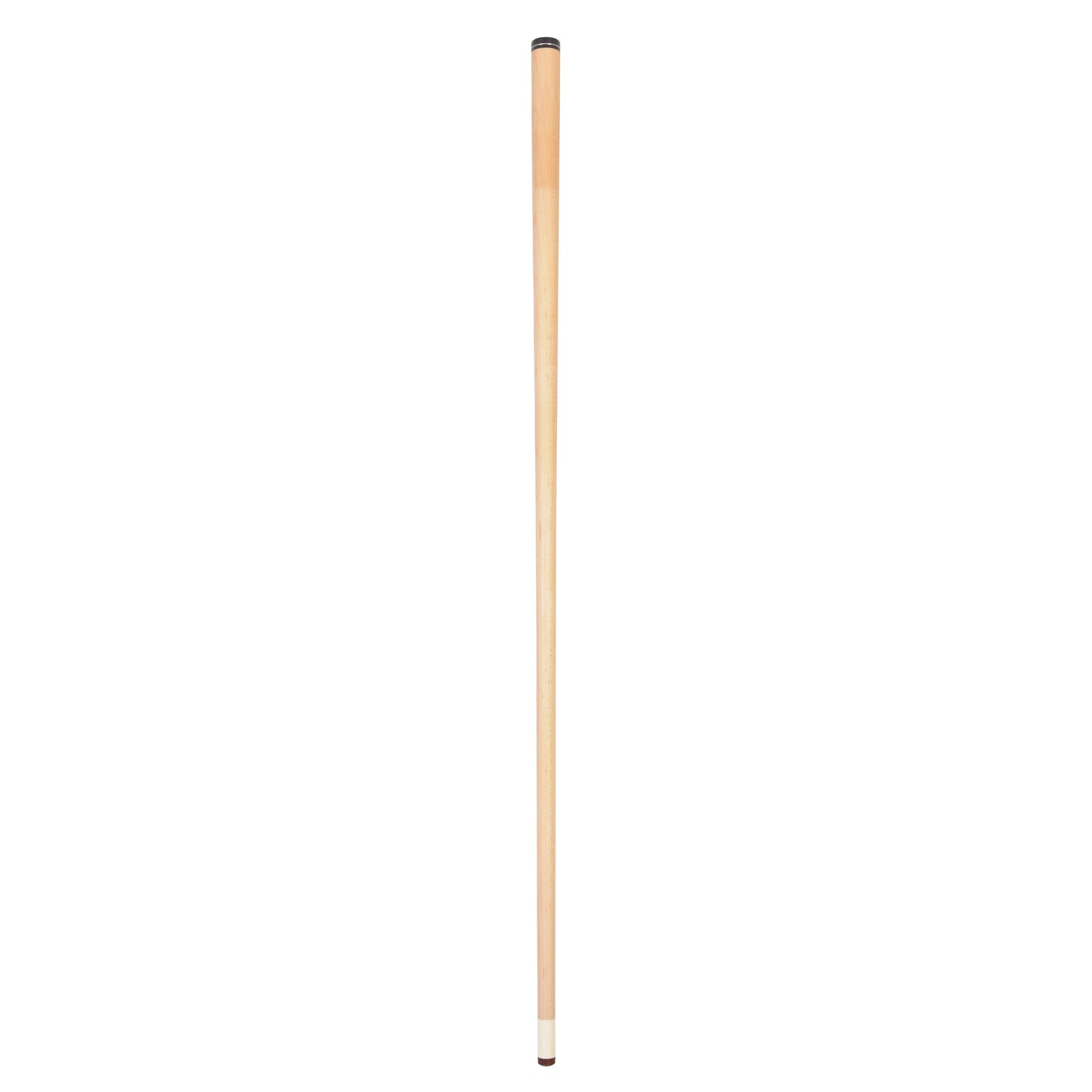 Full profile view of the pool cue shaft against a white background.