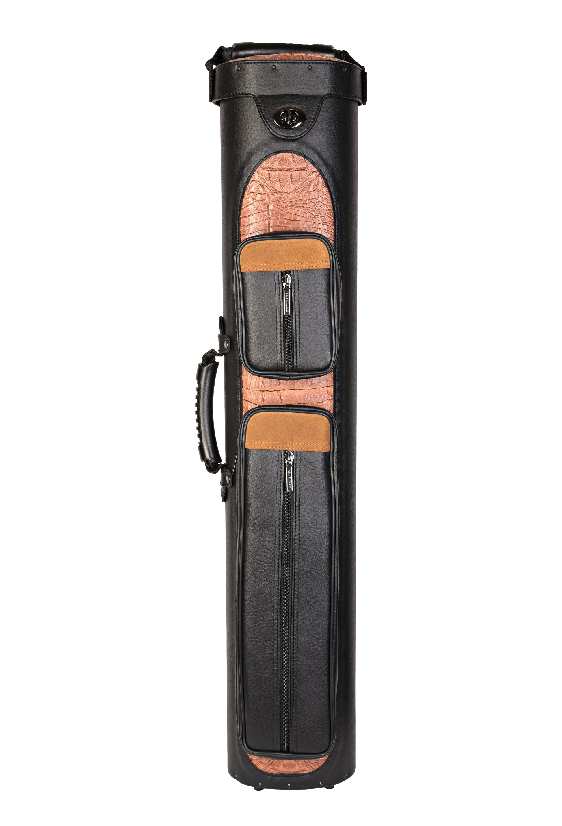 ASKA Hard 4x8 Pool Cue Case, Holds Up to 4 Butts and 8 Shafts, 4B8S Black, C48P10
