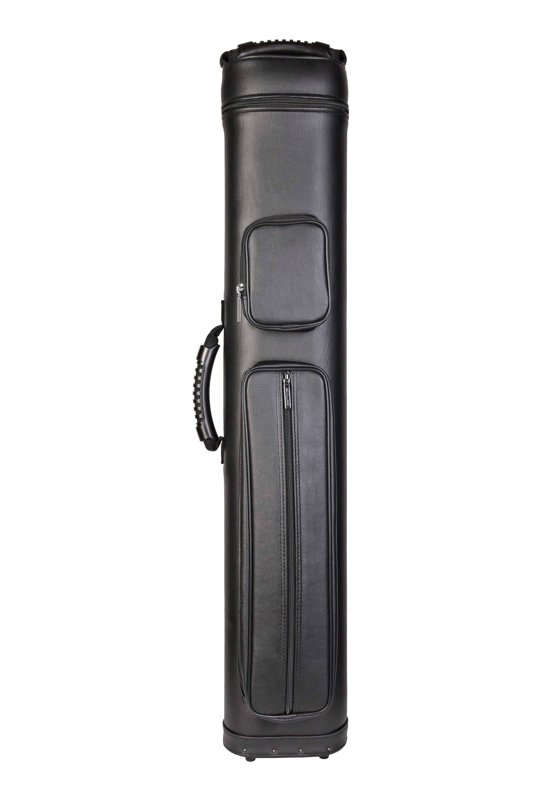 ASKA C48S01 Oval Hard Pool Cue Case - 4B8S High Capacity, Soft Felt Dividers