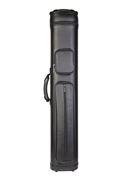 ASKA C48S01 Oval Hard Pool Cue Case - 4B8S High Capacity, Soft Felt Dividers
