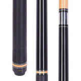 ASKA Jump Break Cue Stick JBC Black, 3-Piece Construction, Jump/Break Cue. 13mm Tip, Hard Rock Canadian Maple, JBCBLK