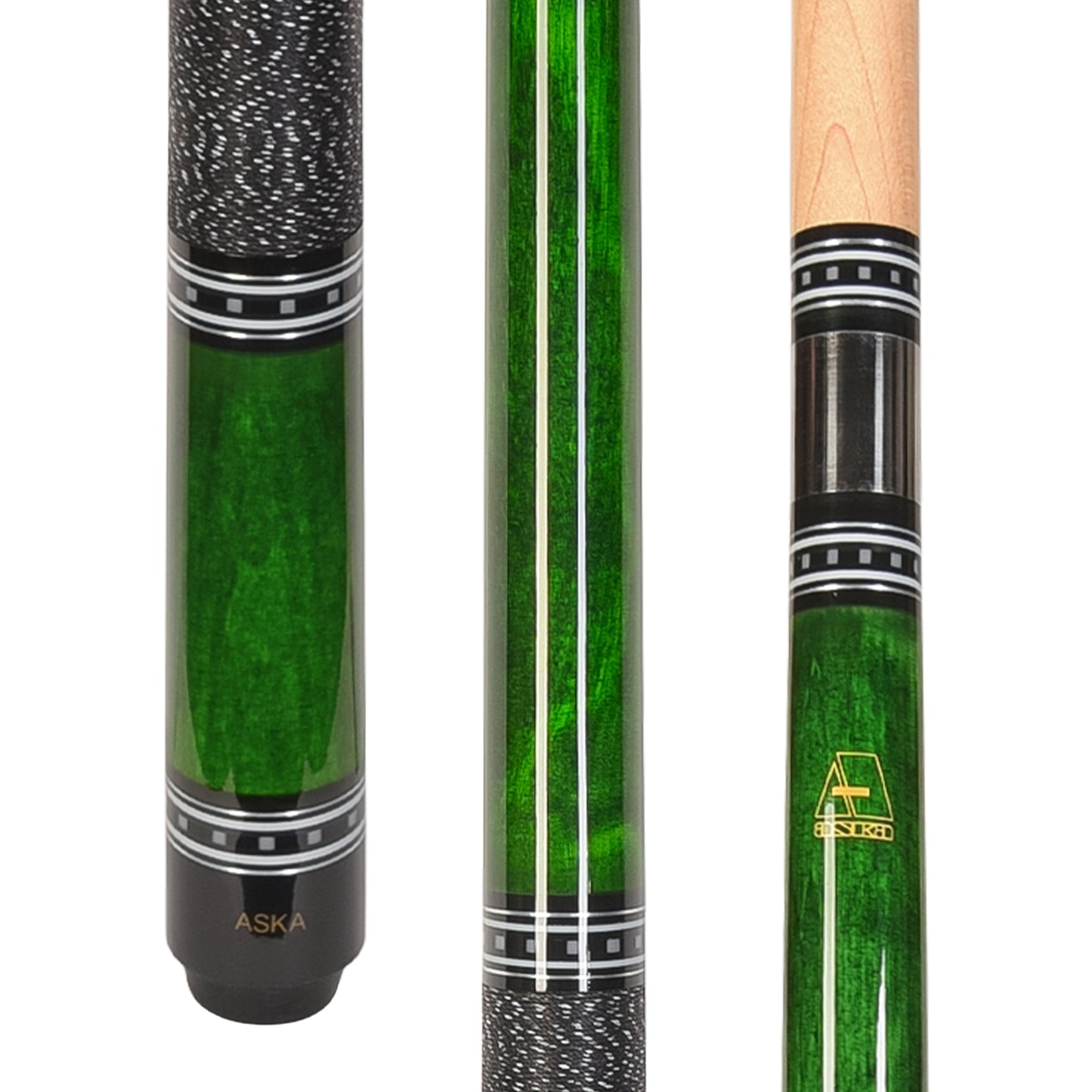 ASKA Pool Cue L9 Green, L9GRN