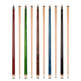 Set of 5 ASKA L3 Billiard Pool Cues, Hard Rock Canadian Maple, Mixed Weights