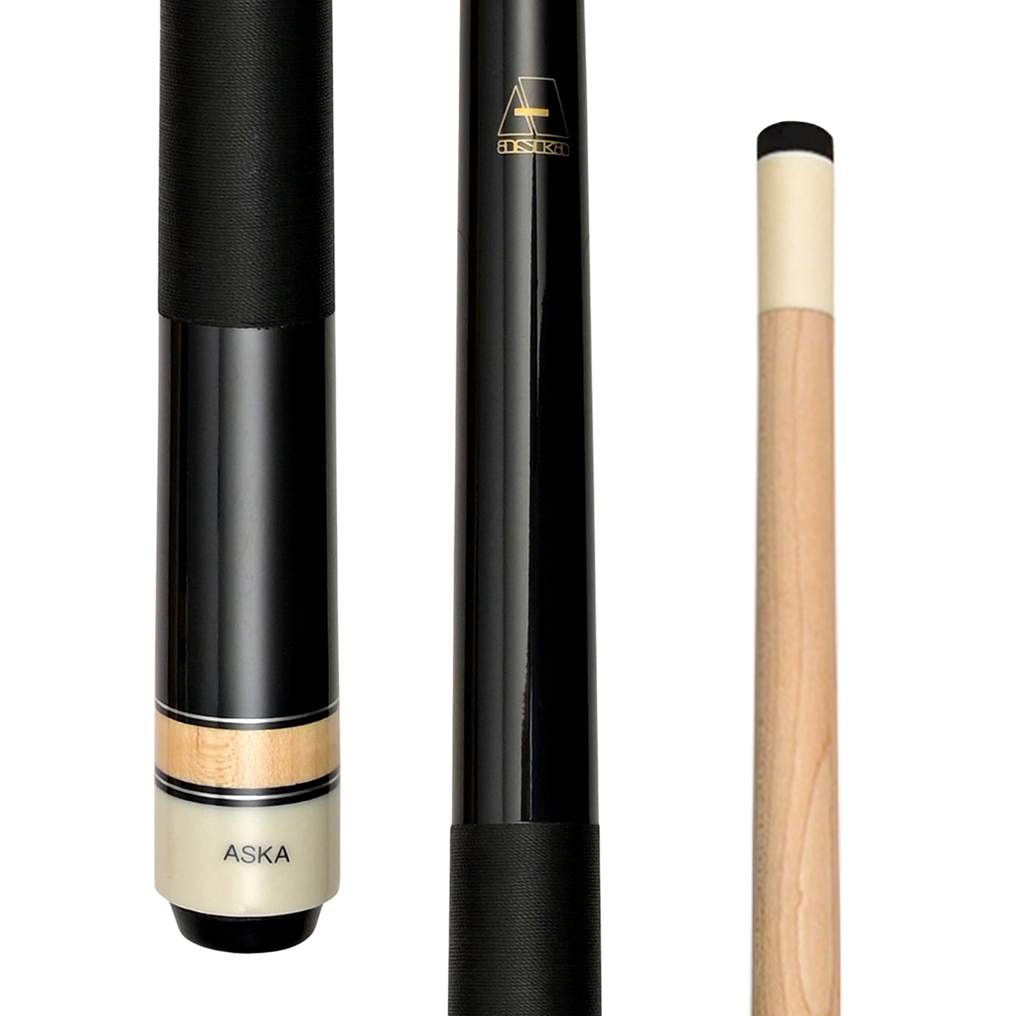 ASKA Pool Cue LCS36 Black, 36" Stick,