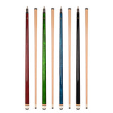 Set of 4 ASKA L3 Billiard Pool Cues, Hard Rock Canadian Maple, Mixed Weights