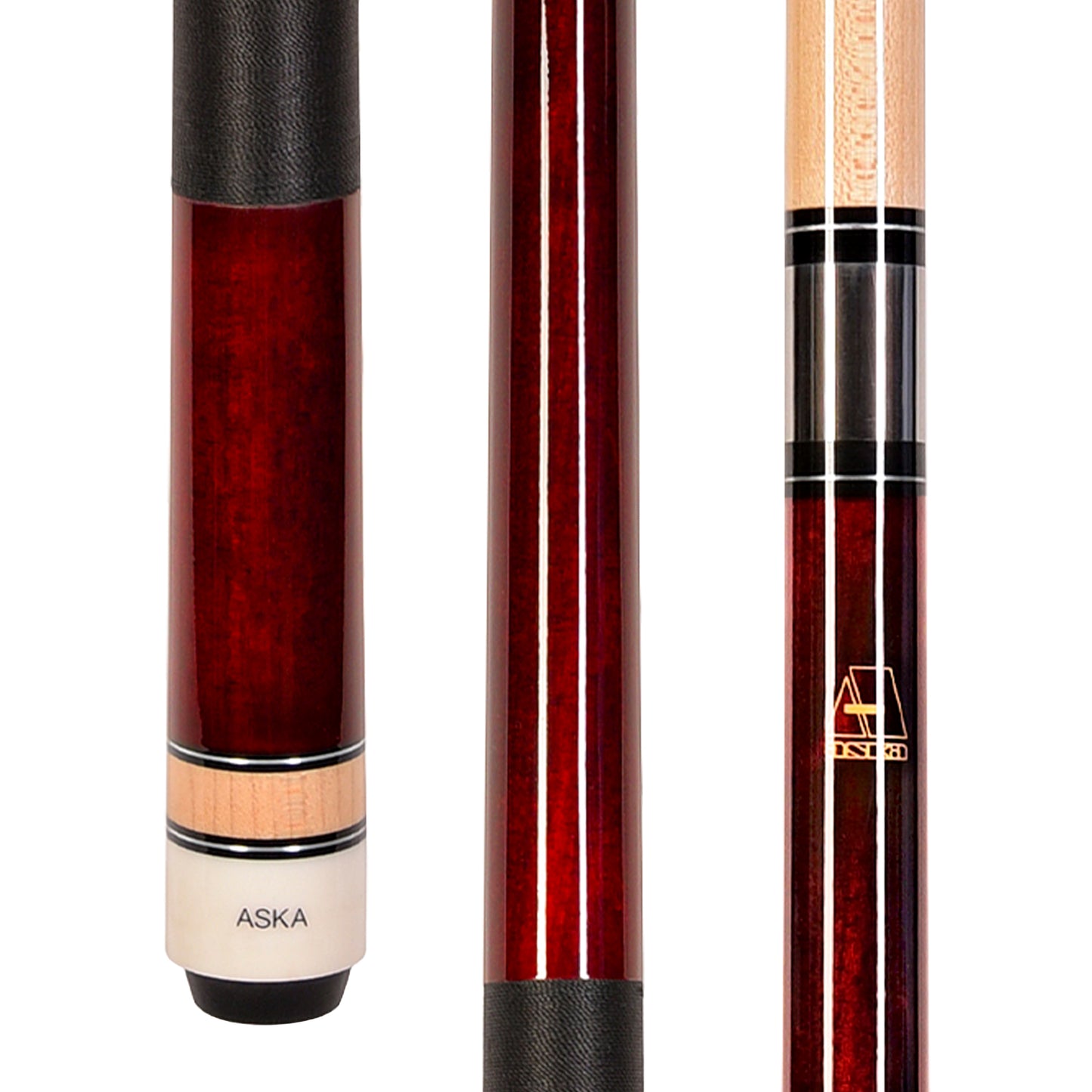 ASKA L2 Billiard Pool Cue, Hard Rock Canadian Maple, Choice of Colors/Weights