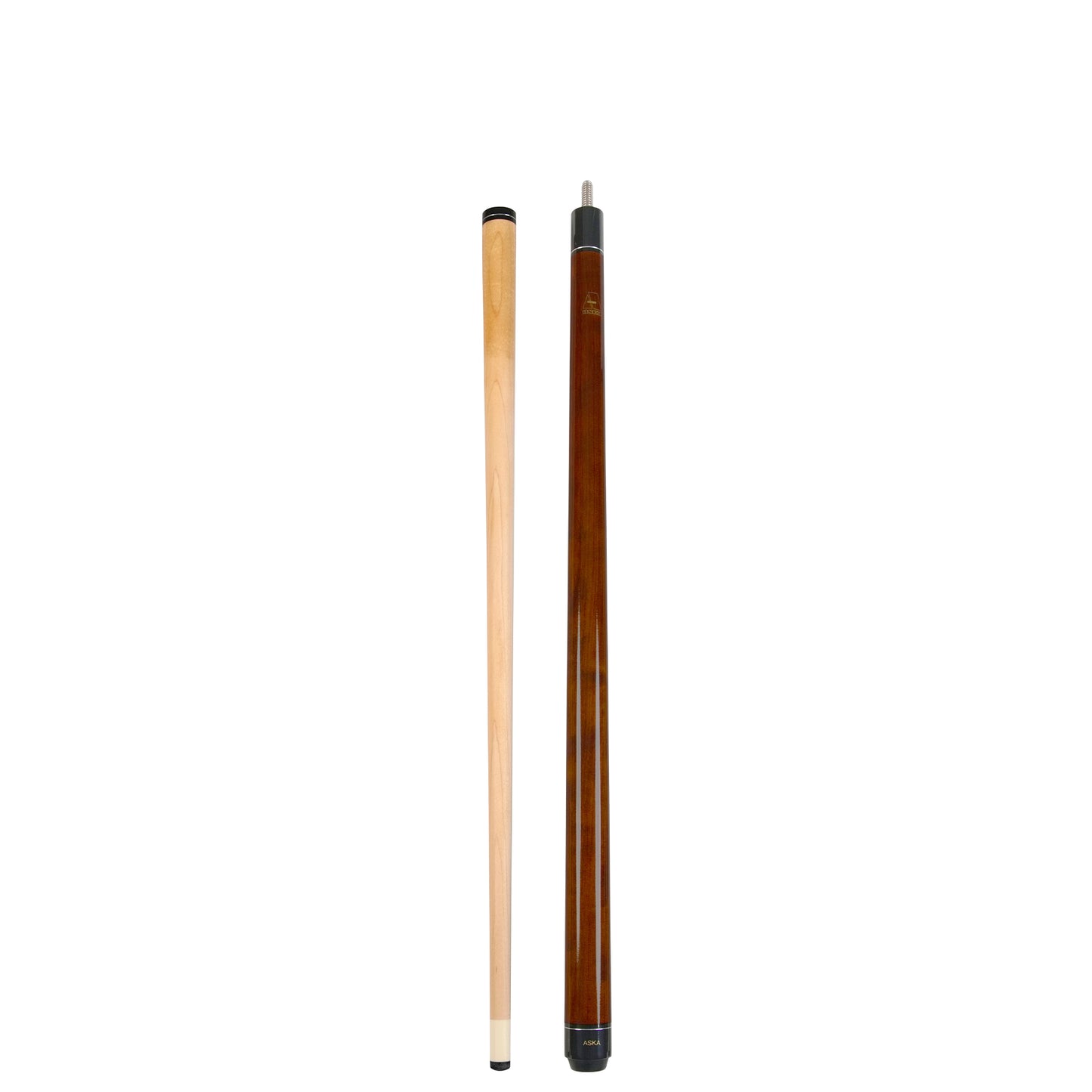 ASKA Short Billiard Pool Cue Stick Brown 42" Great for Kids