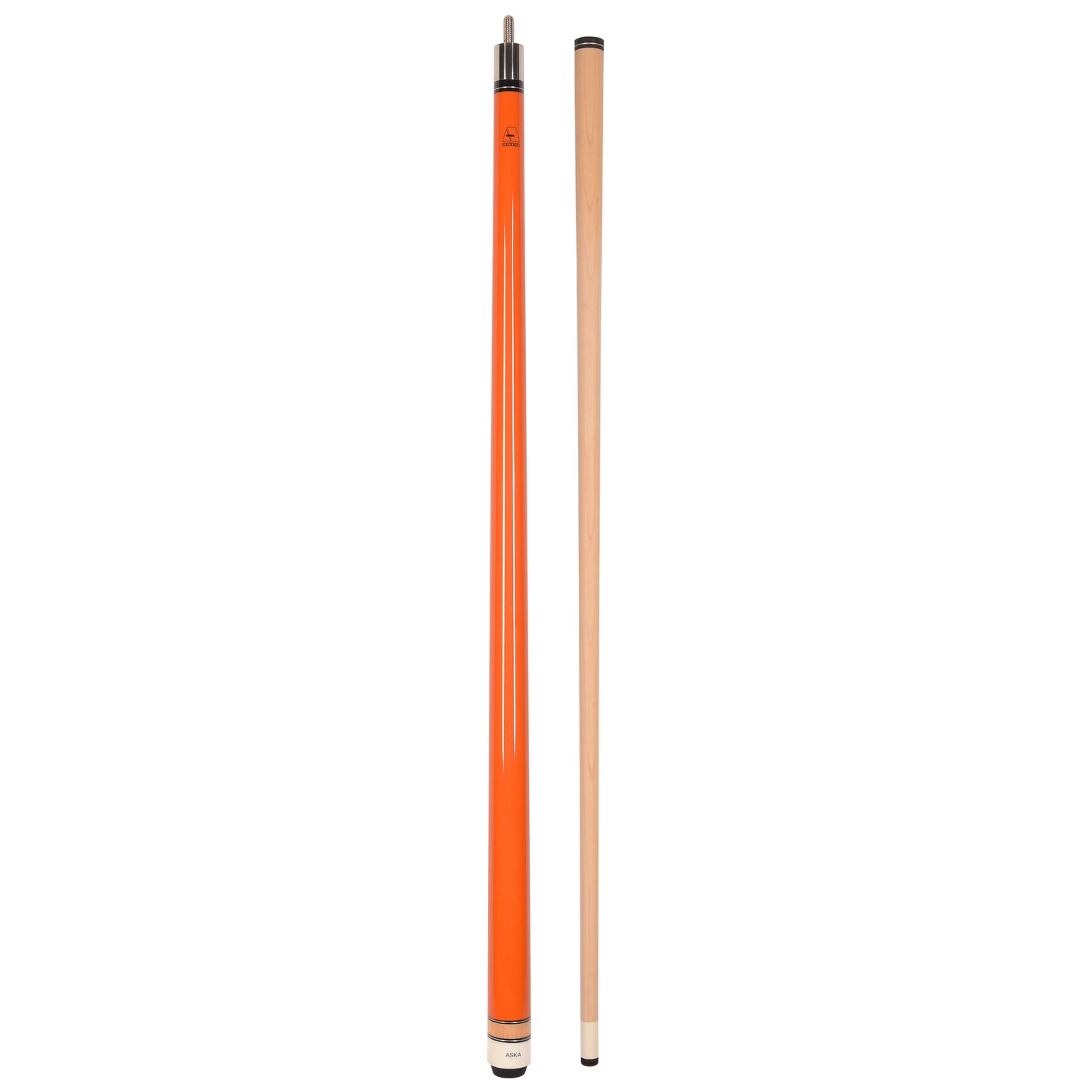 ASKA L3 Billiard Pool Cue Stick, Orange | Hard Rock Maple Shaft, 13mm Hard Tip, 18–21 oz