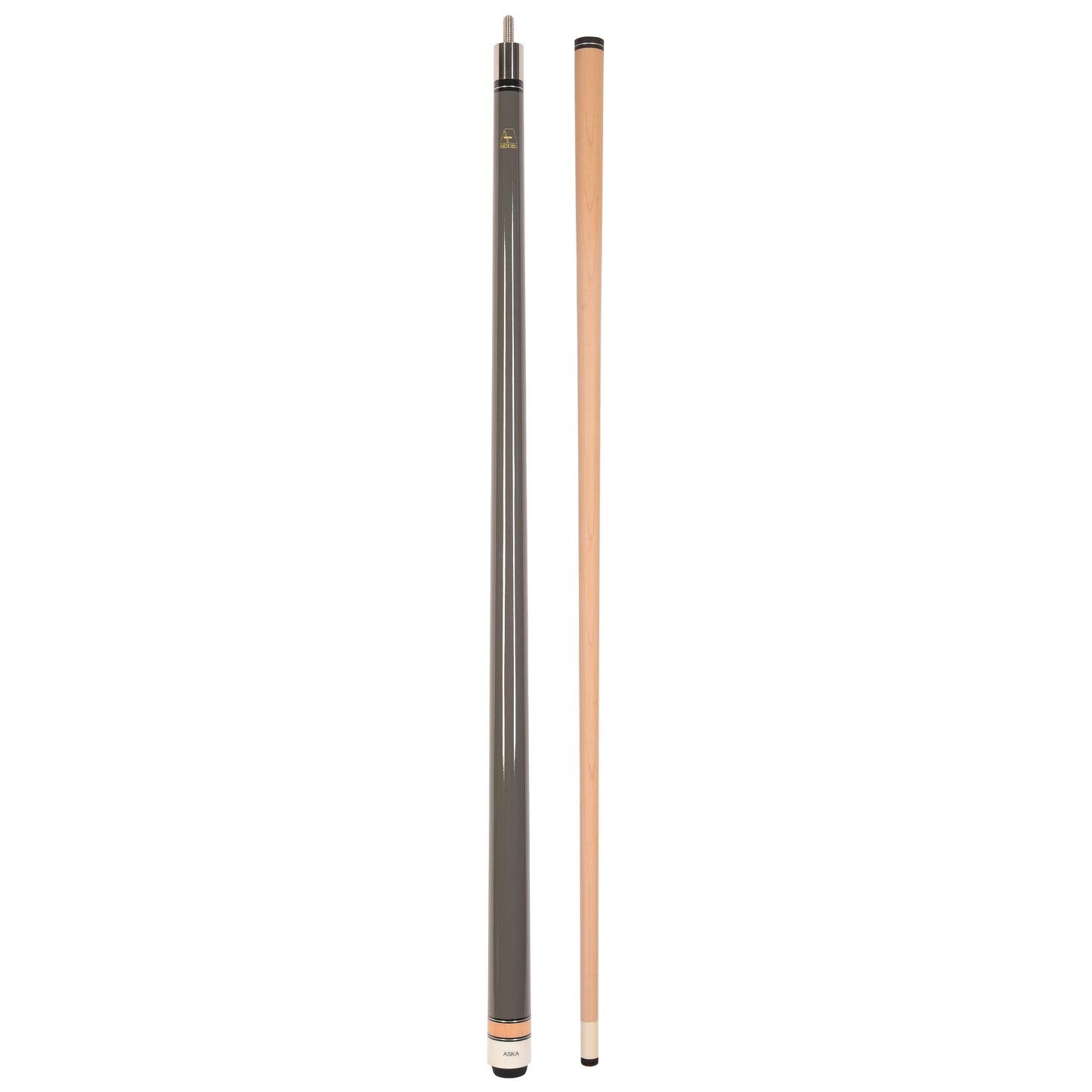ASKA L3 Billiard Pool Cue Stick, Gray | Hard Rock Maple Shaft, 13mm Hard Tip, 18–21 oz