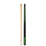 ASKA Short Billiard Pool Cue Stick Green 48" Great for Kids, Black Wrap