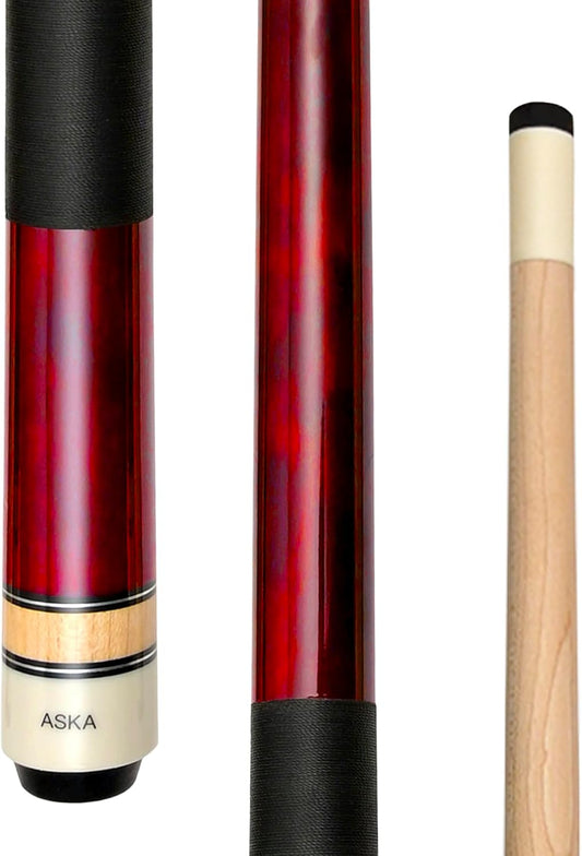 ASKA Pool Cue LCS48 Red, 48" Stick,