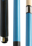 ASKA 28-Ounce Heavy Hitter Jump Break Cue Stick 3pc Cue Blue (JBCH28BSW)