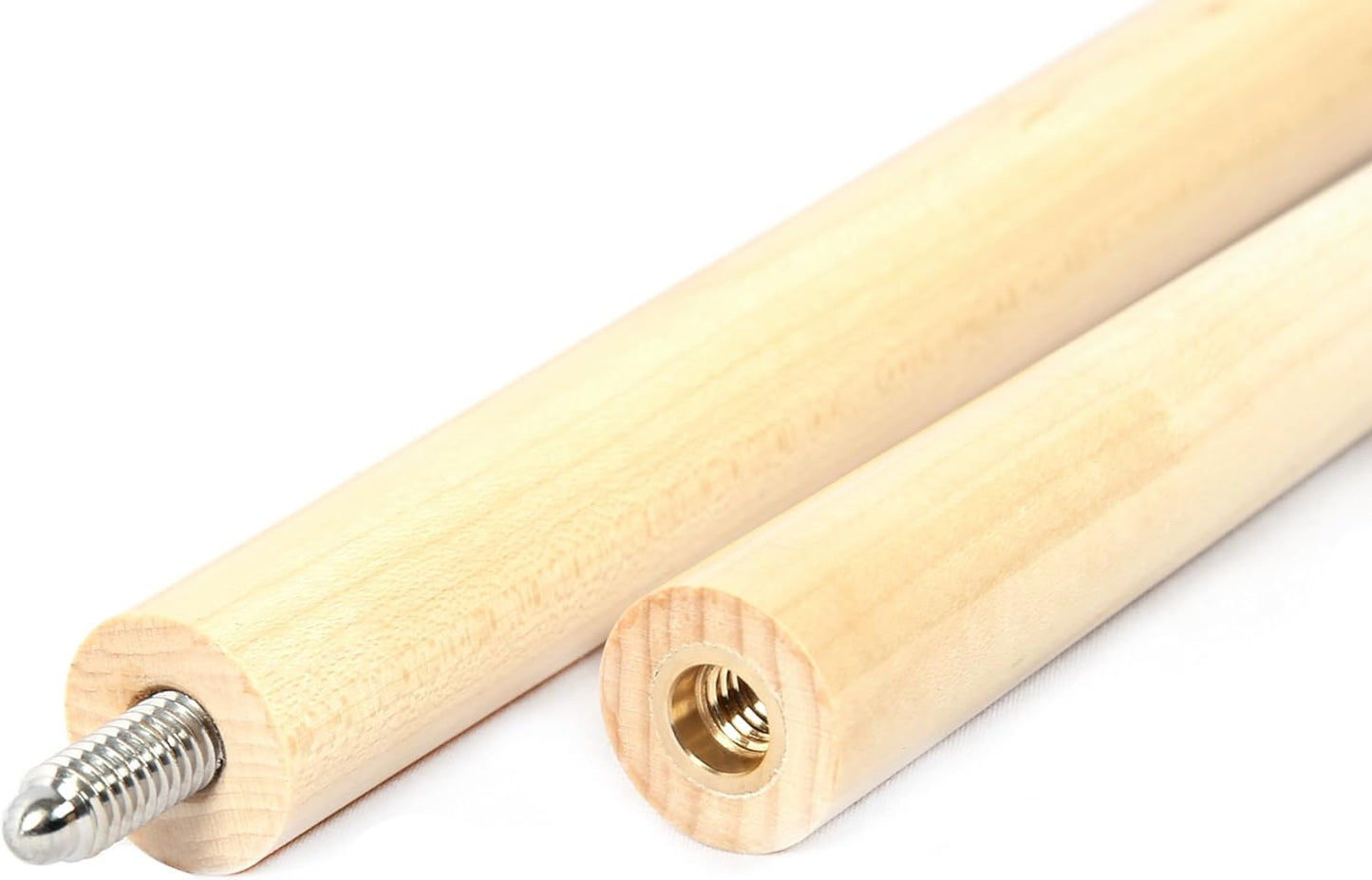 Aska SP1 Malaswood Sneaky Pete Billiard Pool Cue Sticks, 58", Maple Spliced Malaswood, 13mm Tip, 2-Piece Construction. SP1