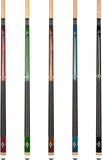 Set of 5 ASKA L7 Billiard Pool Cues, Hard Rock Canadian Maple, Mixed Weights