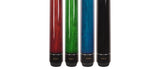 Set of 4 Aska Billiard Pool Cues LECN4, Mixed Weights