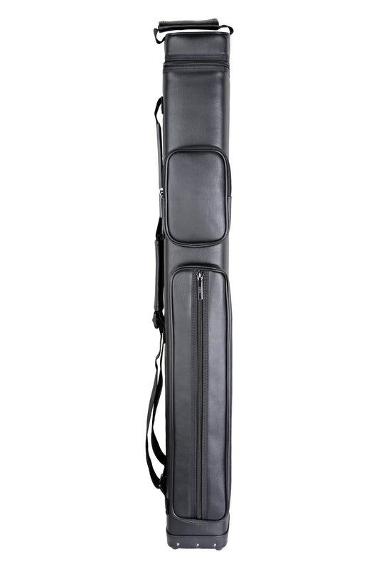 ASKA Hard inside 3x6 Pool Cue Case, Holds 3 Butts and 6 Shafs, 3B6S Black, C36P01