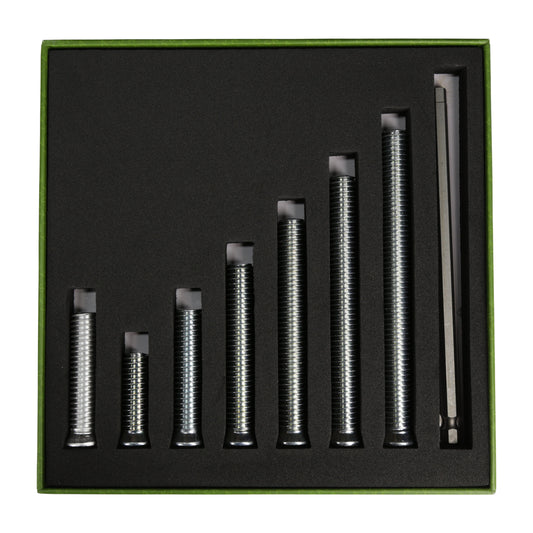 ASKA Pool Cue Weight Bolt 7-Piece Master Set for Lucasi, Players, Pure X & Rage - Includes 0.5oz-3.5oz Bolts & 6" Hex Tool