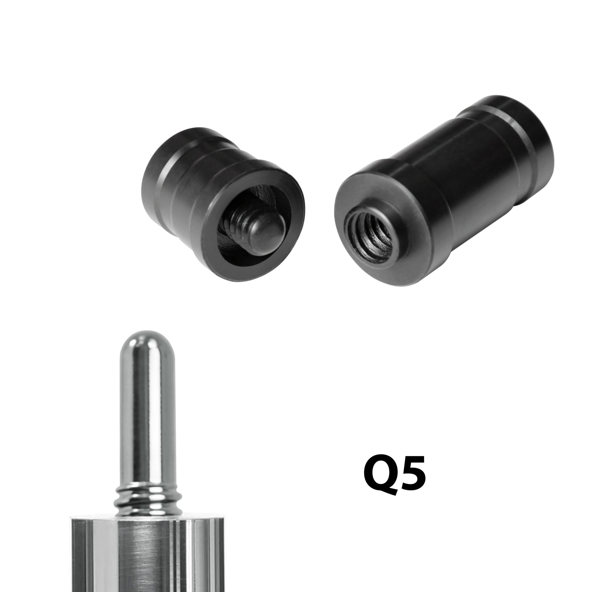 Joint Protectors for Pool Cue, thread type ASKA Q5, with ASKA logo