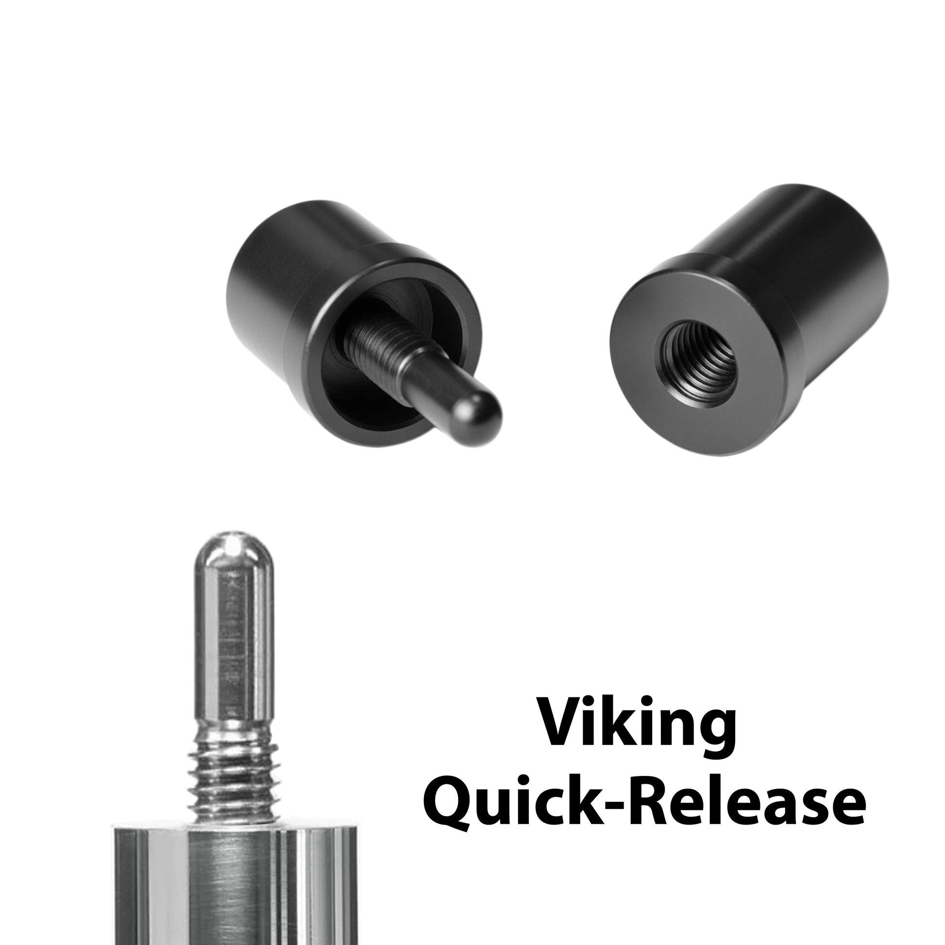 Joint Protectors for Pool Cue, thread type Viking Quick Release, with ASKA logo