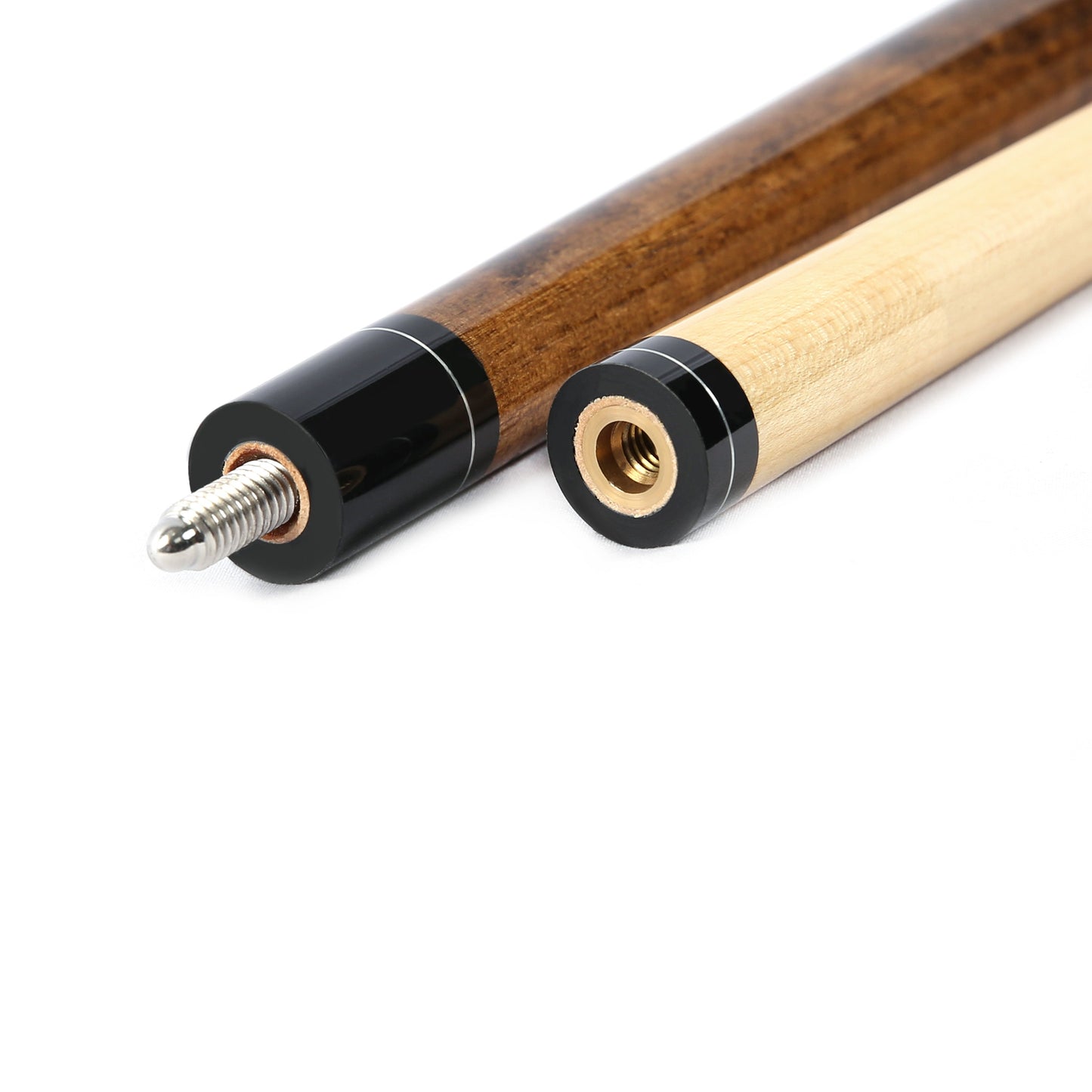 Set of Aska Mixed Length Cues LS, Canadian Hard Rock Maple Billiard Pool Cue Sticks, Short, Kids Cues, LS4