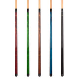 Set of 5 Aska Billiard Pool Cues LECN5, Mixed Weights