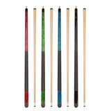 Set of 4 Aska Billiard Pool Cues LEC4, Mixed Weights