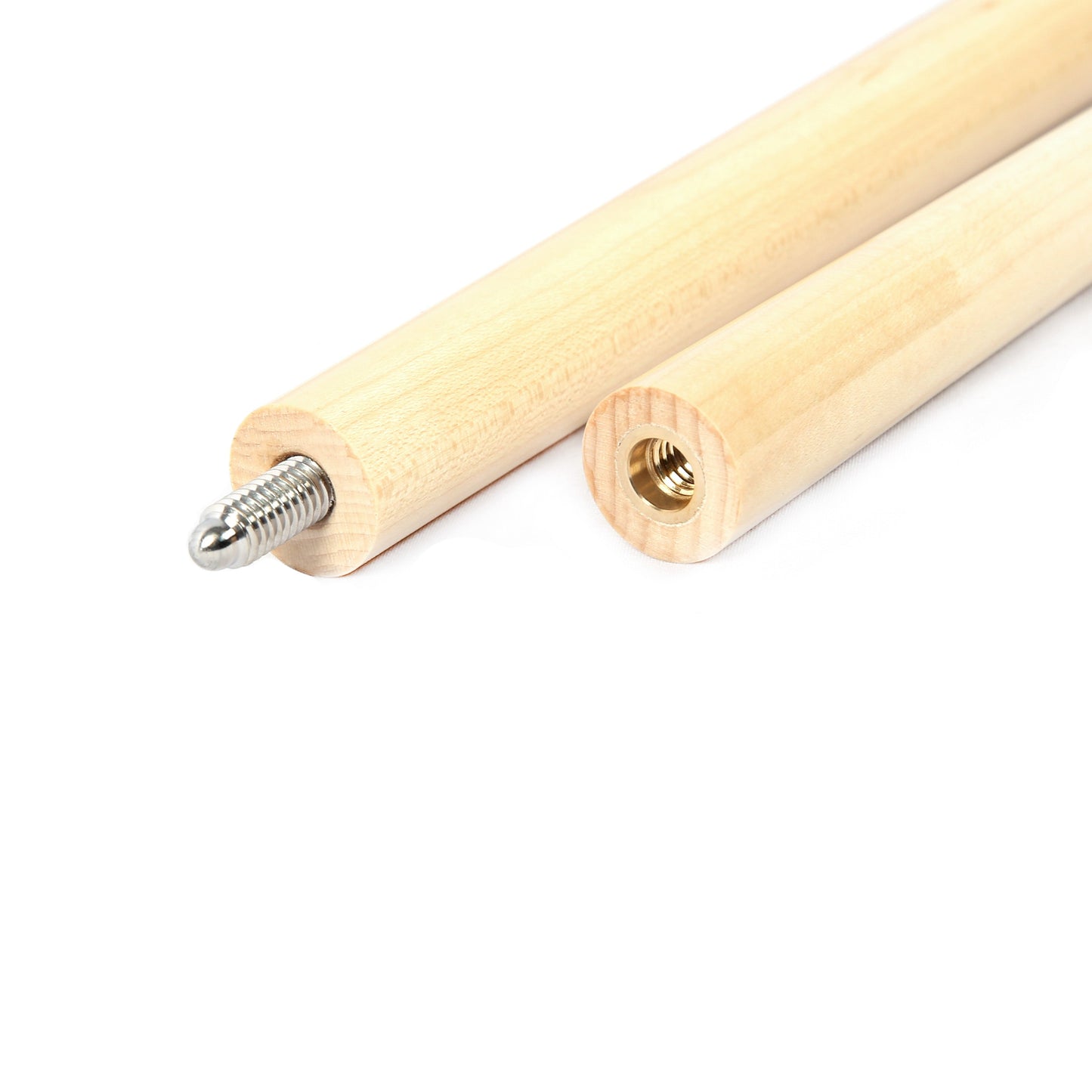 Set of 4 Aska SP1 Malaswood Sneaky Pete Billiard Pool Cue Sticks, 58" Hard Rock Canadian Maple, 13mm Hard Le Pro Tip, 2-Piece Construction. SP1S4
