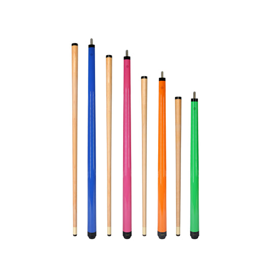 Set of Aska Mixed Length Cues SWP, Canadian Hard Rock Maple Billiard Pool Cue Sticks, Short, Kids Cues, SWP4