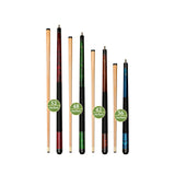 Set of 4 Aska Short Billiard Pool Cue Sticks LS4, Mixed Lengths