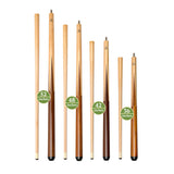 Set of Aska Mixed Length Cues LS, Canadian Hard Rock Maple Billiard Pool Cue Sticks, Short, Kids Cues, SPS4