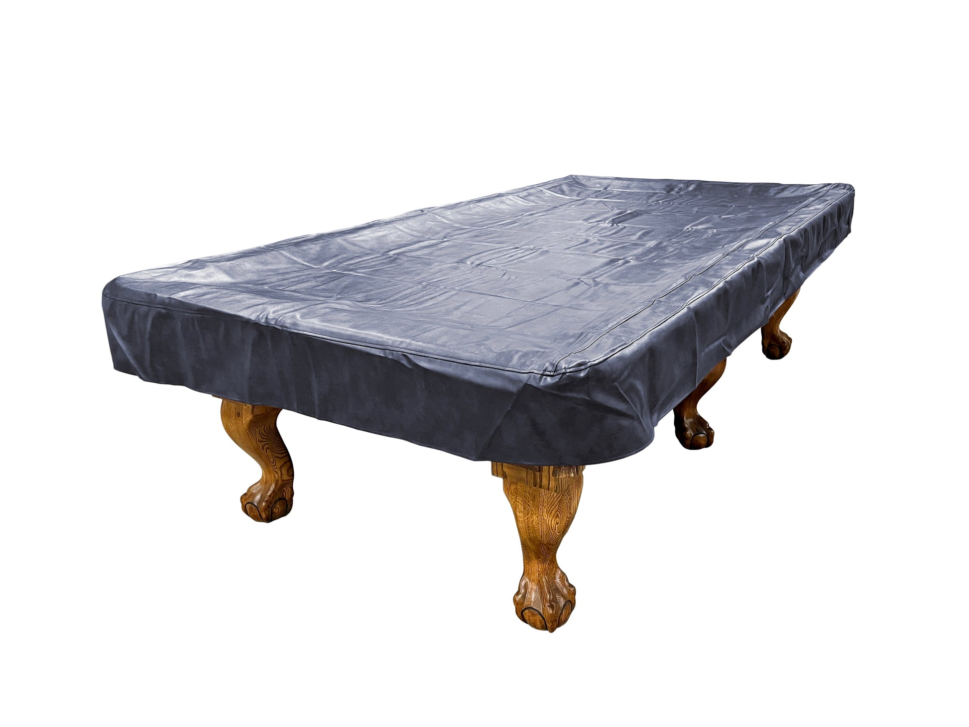 ASKA 8-Feet Blue Heavy Duty PVC Billiard Table Cover on table TCH8BLU