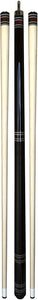 ASKA A1 Pool Cue Stick, Stained Maple Butt, Index Rings, Irish Linen Wrap, Two Quick Release Shafts, 12.75mm Tip, 19-Ounce (Black Stained Maple) A1BLK