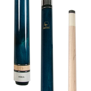 ASKA Pool Cue LCSN42 Bl,ue, 42" Stick,