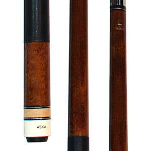 ASKA Pool Cue LCS52 Brown, 52" Stick,