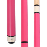 25-Ounce Heavy Hit Matte Pink Jump Break Cue Stick Aska JBC, Jump/Break Cue. 14-mm Tip, Hard Rock Canadian Maple Shaft